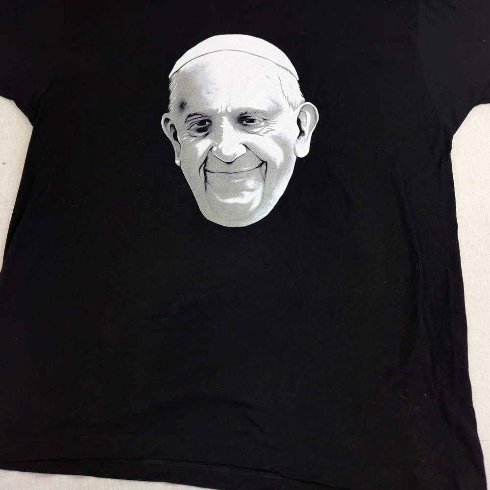 Pope Francis December 1936 – 21 April 2025 RIP Black Tee XXL